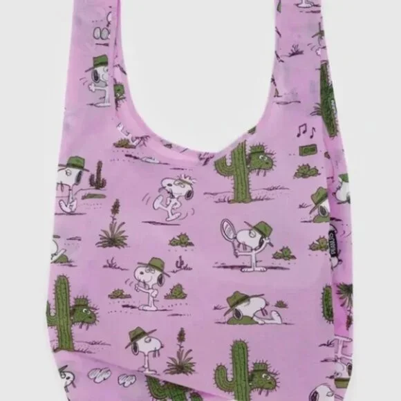 RARE ~ Baggu + Peanuts Pink Spike! Size:Baby - Picture 2 of 2